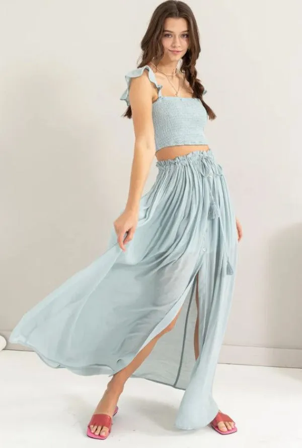 Skirt - Maxi - Blue