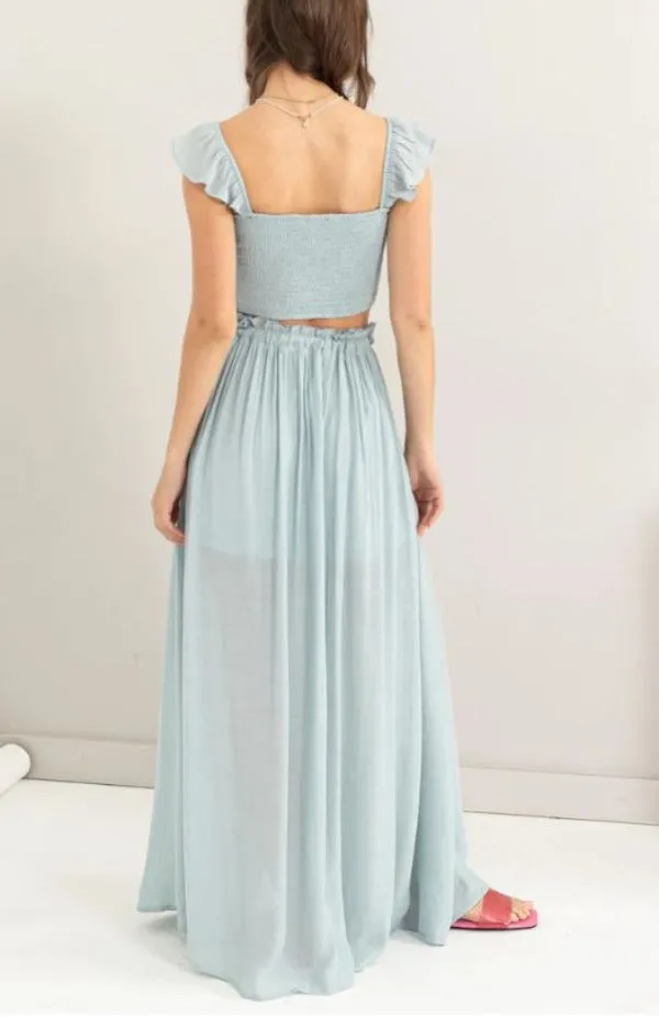 Skirt - Maxi - Blue