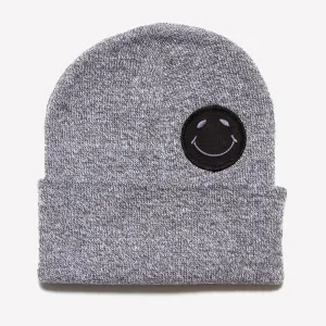 Smiley - Beanie - Grey