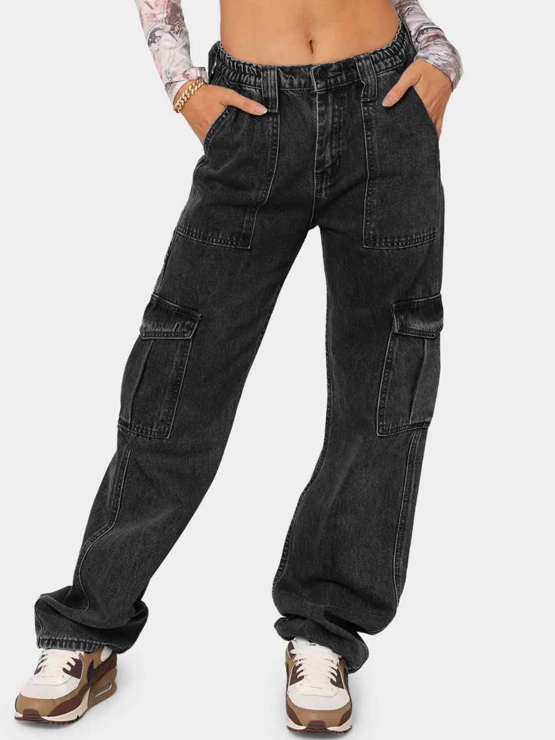 Straight Jeans with Pockets