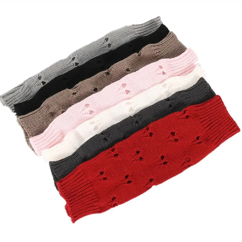 Stylish Knitted Hand Warmer Fingerless Winter Gloves