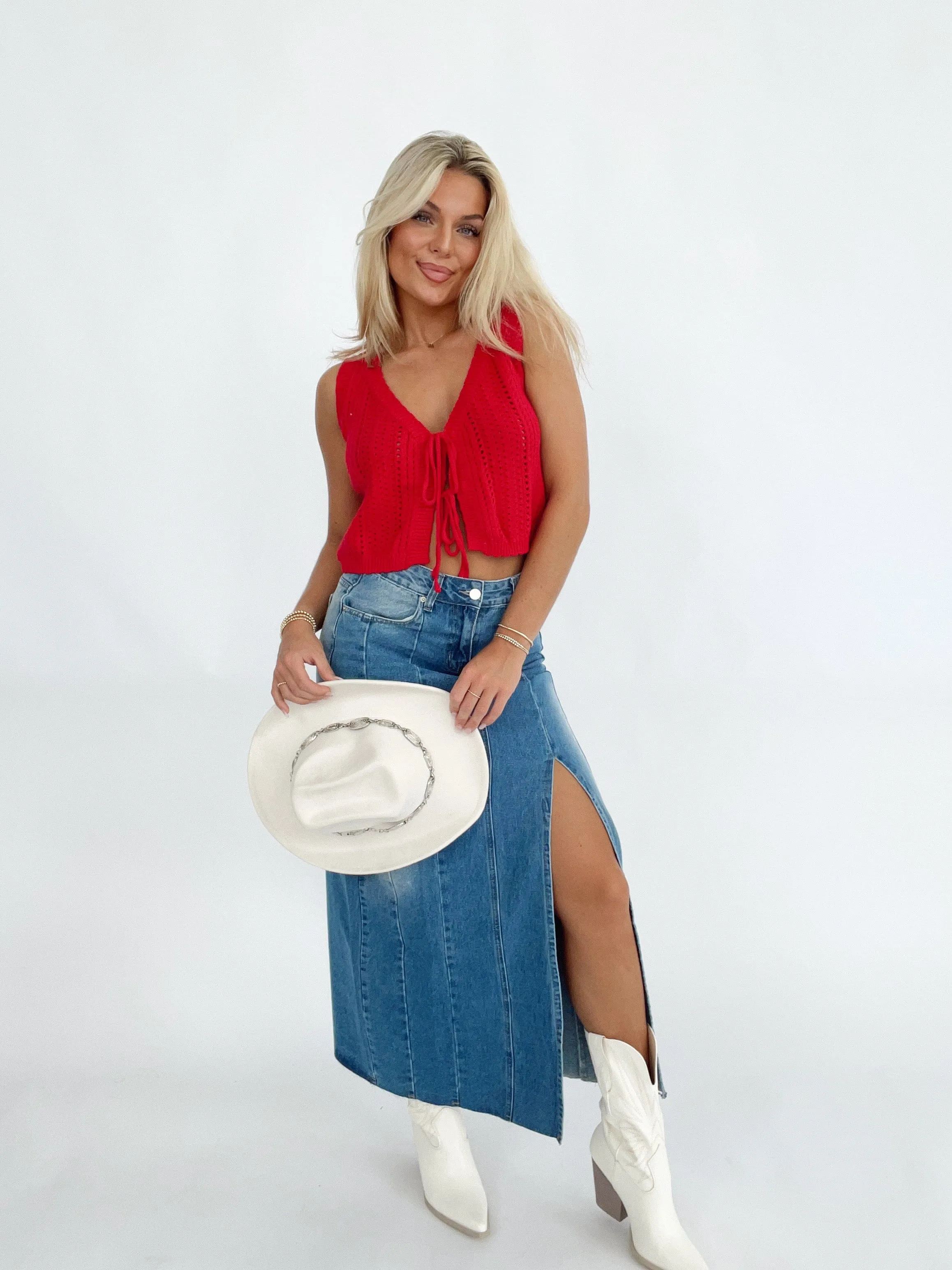 Summer Freedom Denim Skirt