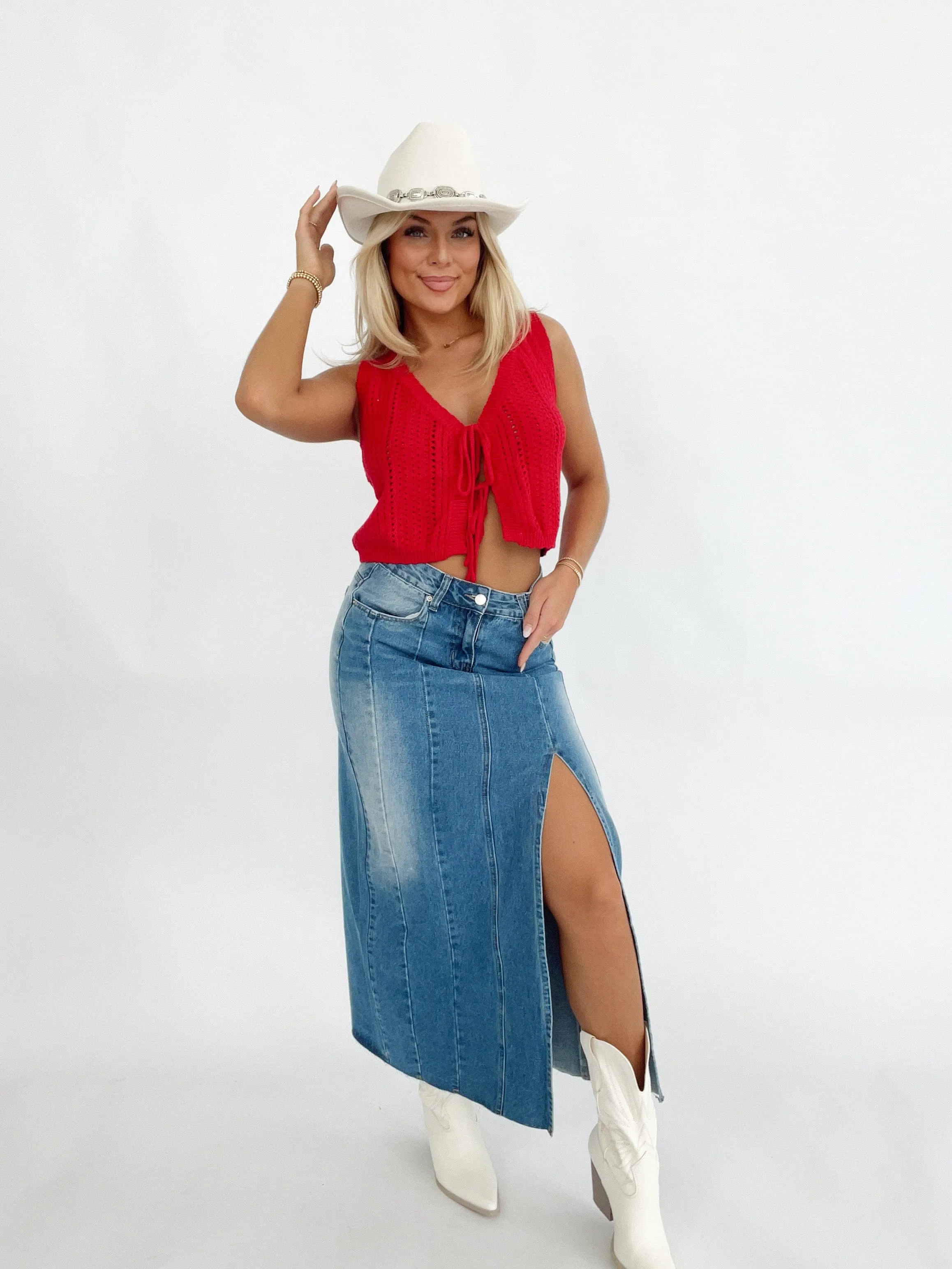 Summer Freedom Denim Skirt