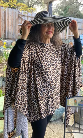 Sunheart Leopard Lagenlook Tunic Top One-of-a-Kind