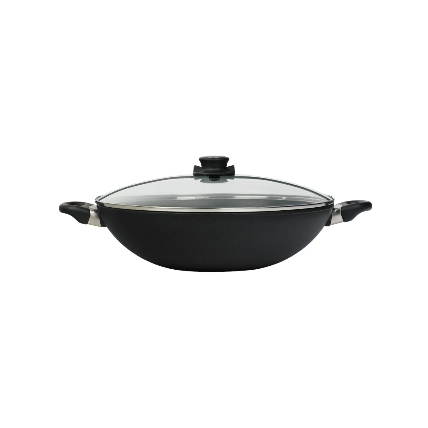 Swiss Diamond XD Non-stick Wok with Lid & Tempura Rack 6L