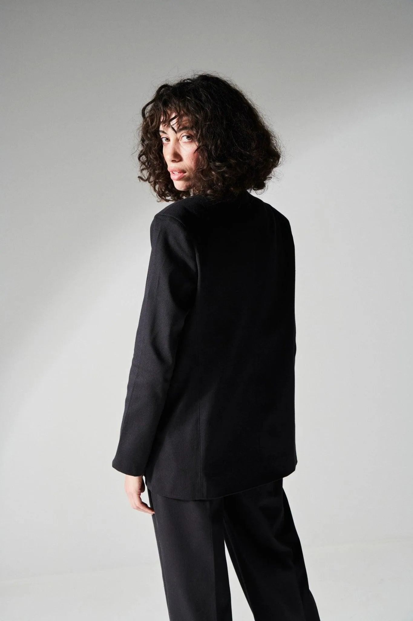 Tailored Black Coat