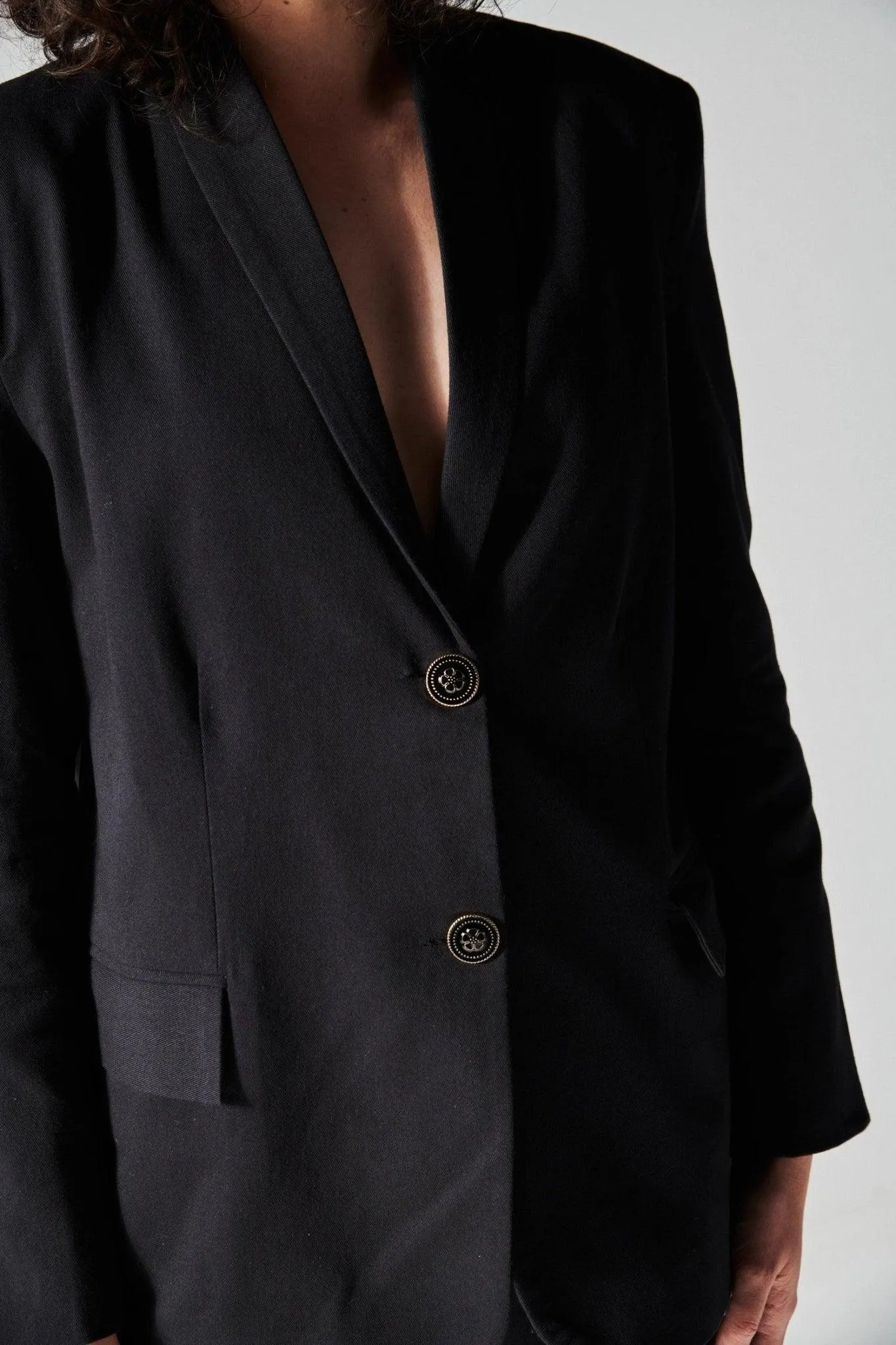 Tailored Black Coat