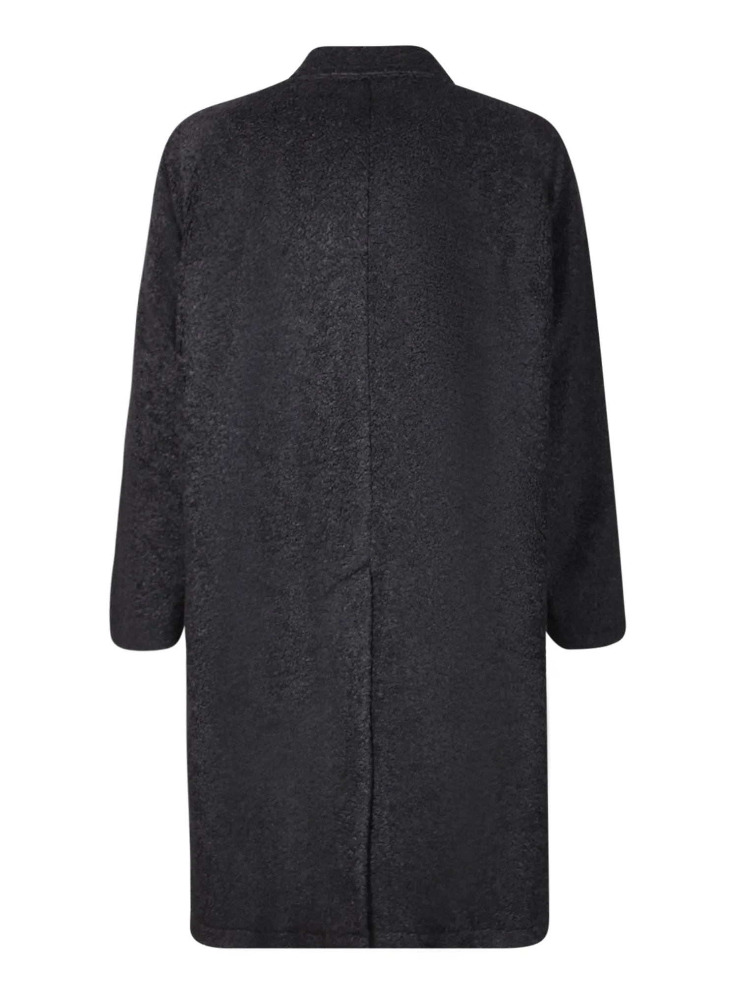 Teddy effect black coat