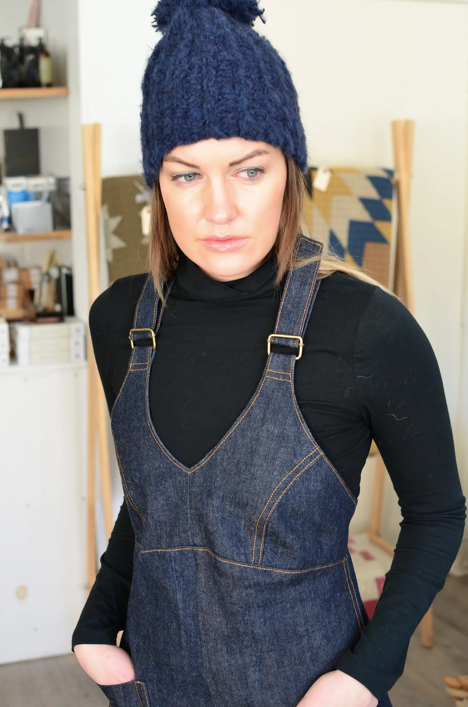 THE MARCY OVERALL JUMPSUIT (DENIM)