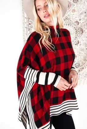 The Red Buffalo Poncho Sweater