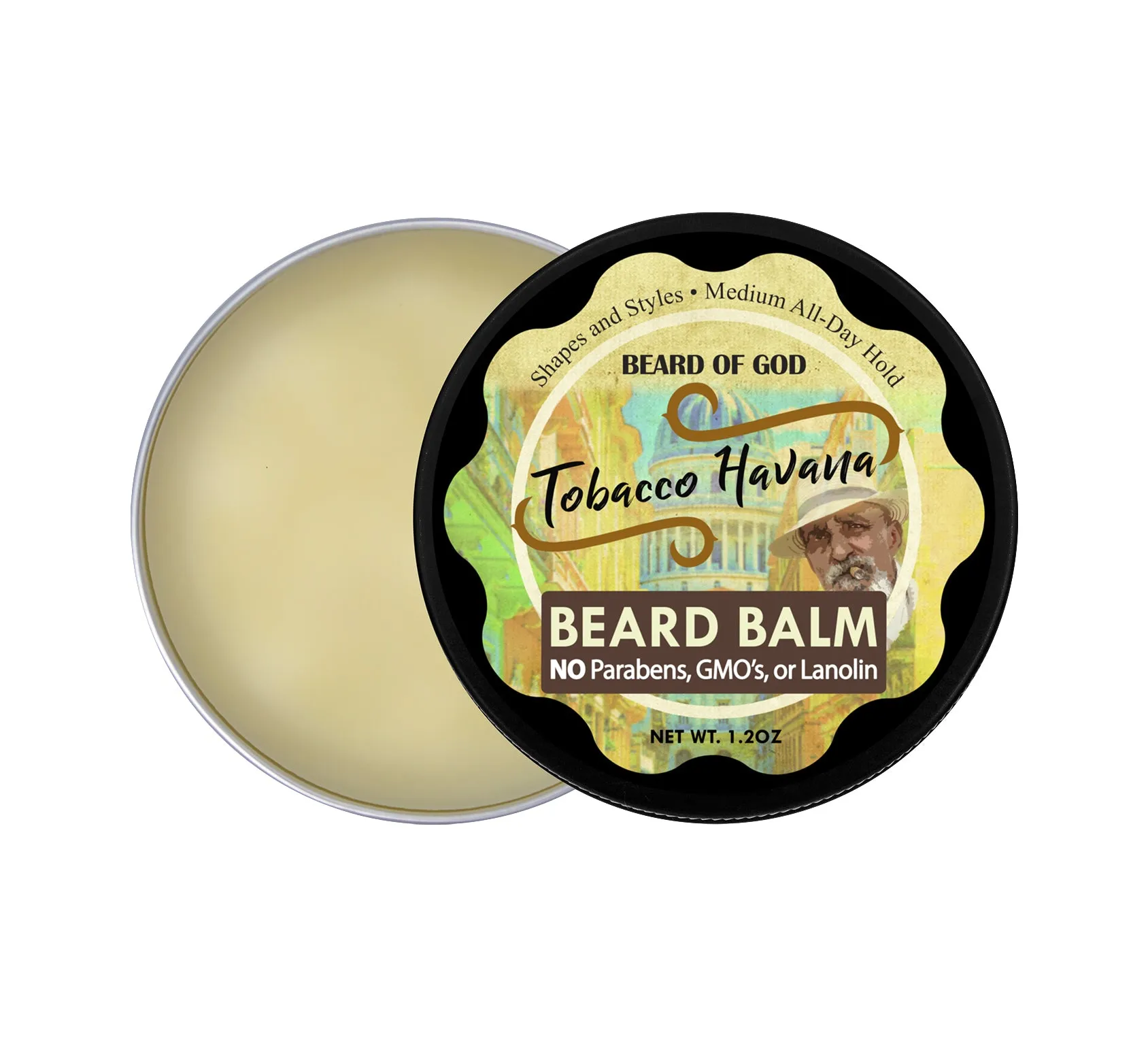 Tobacco Havana Crafted & Poured Beard Balm