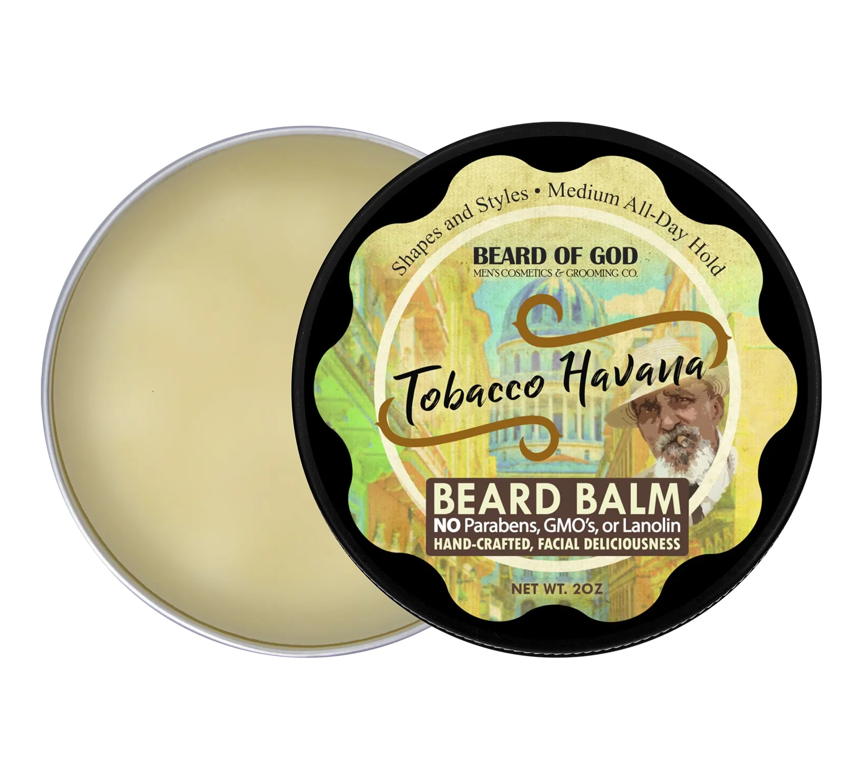 Tobacco Havana Crafted & Poured Beard Balm