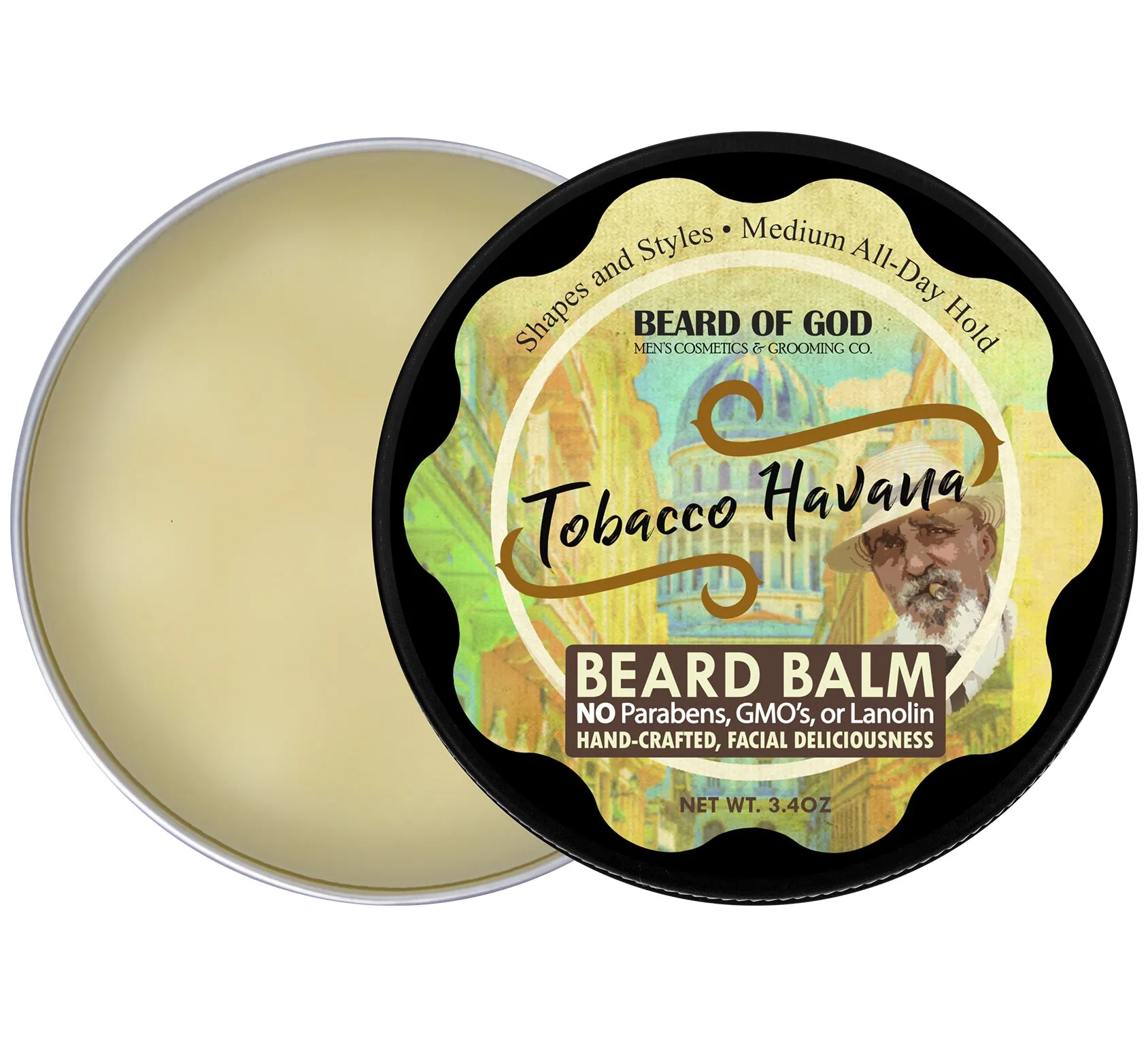 Tobacco Havana Crafted & Poured Beard Balm