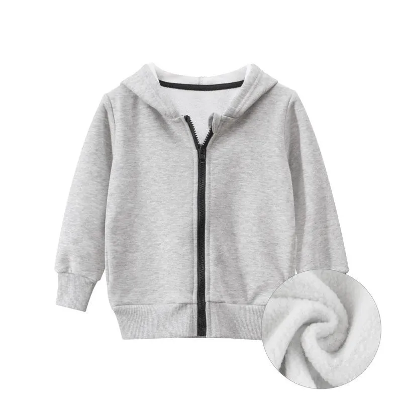 Toddler Boy/Girl 100% Cotton Zipper Coat