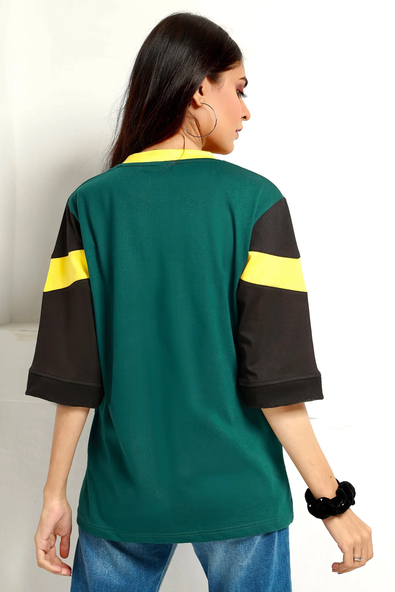 Tri-Color Upbeat T-shirt (Plus Size) - P21 - WT0005P