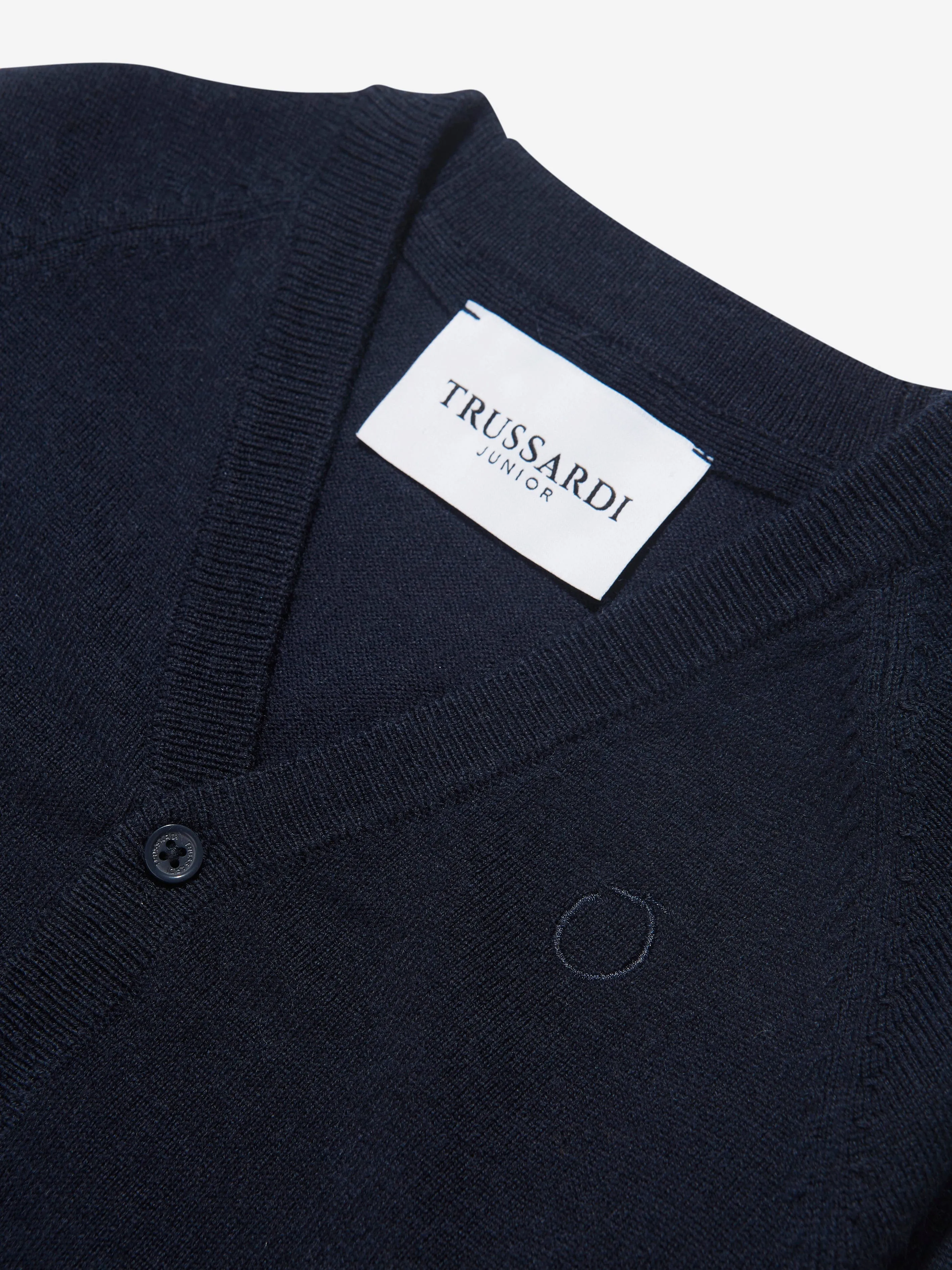 Trussardi Boys Menkent Cardigan in Navy