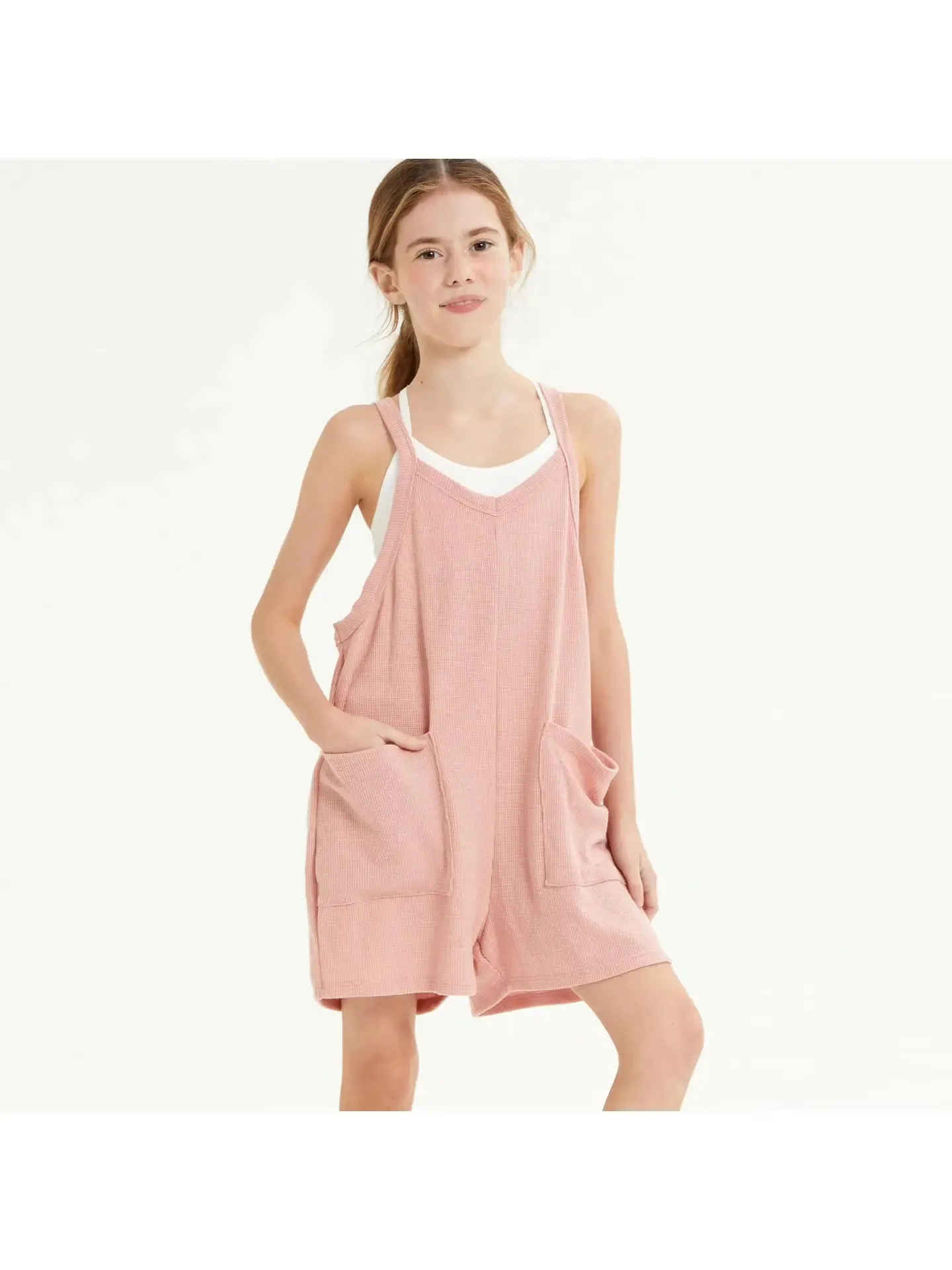 Two Pocket Overall Rompers- Assorted