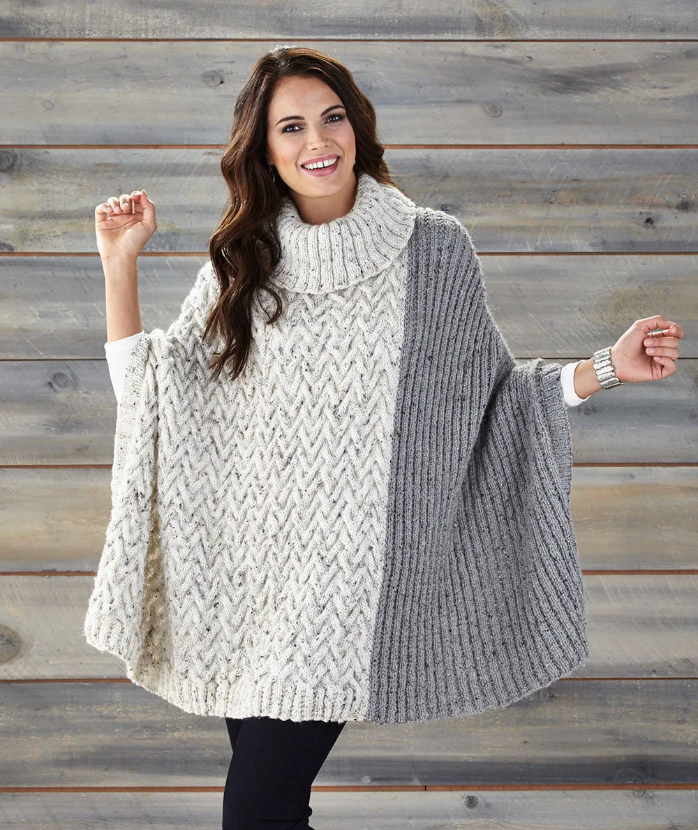 Two-Tone Poncho