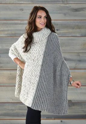 Two-Tone Poncho