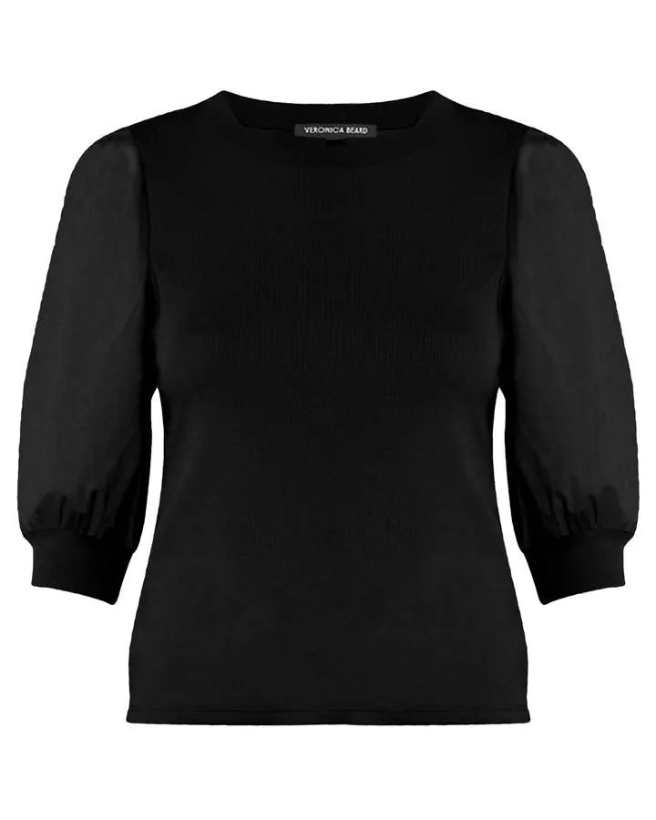 Veronica Beard Coralee Crew Neck Top