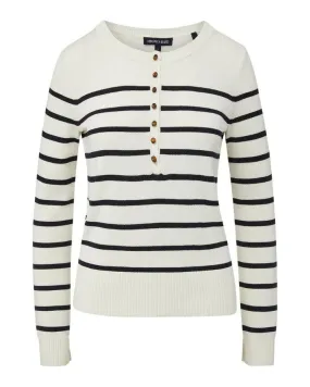 Veronica Beard Dianora Striped Knit Top