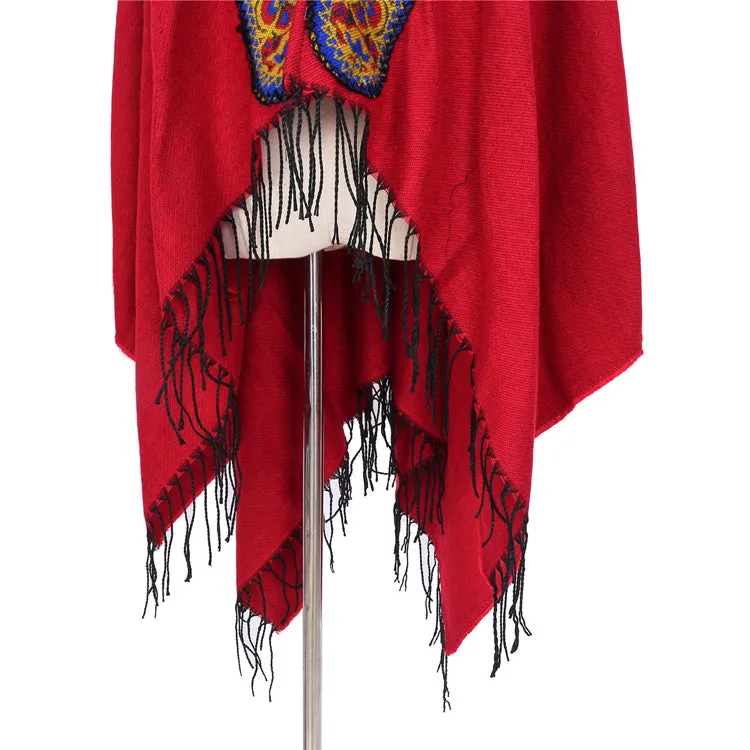 Vintage Hooded Poncho