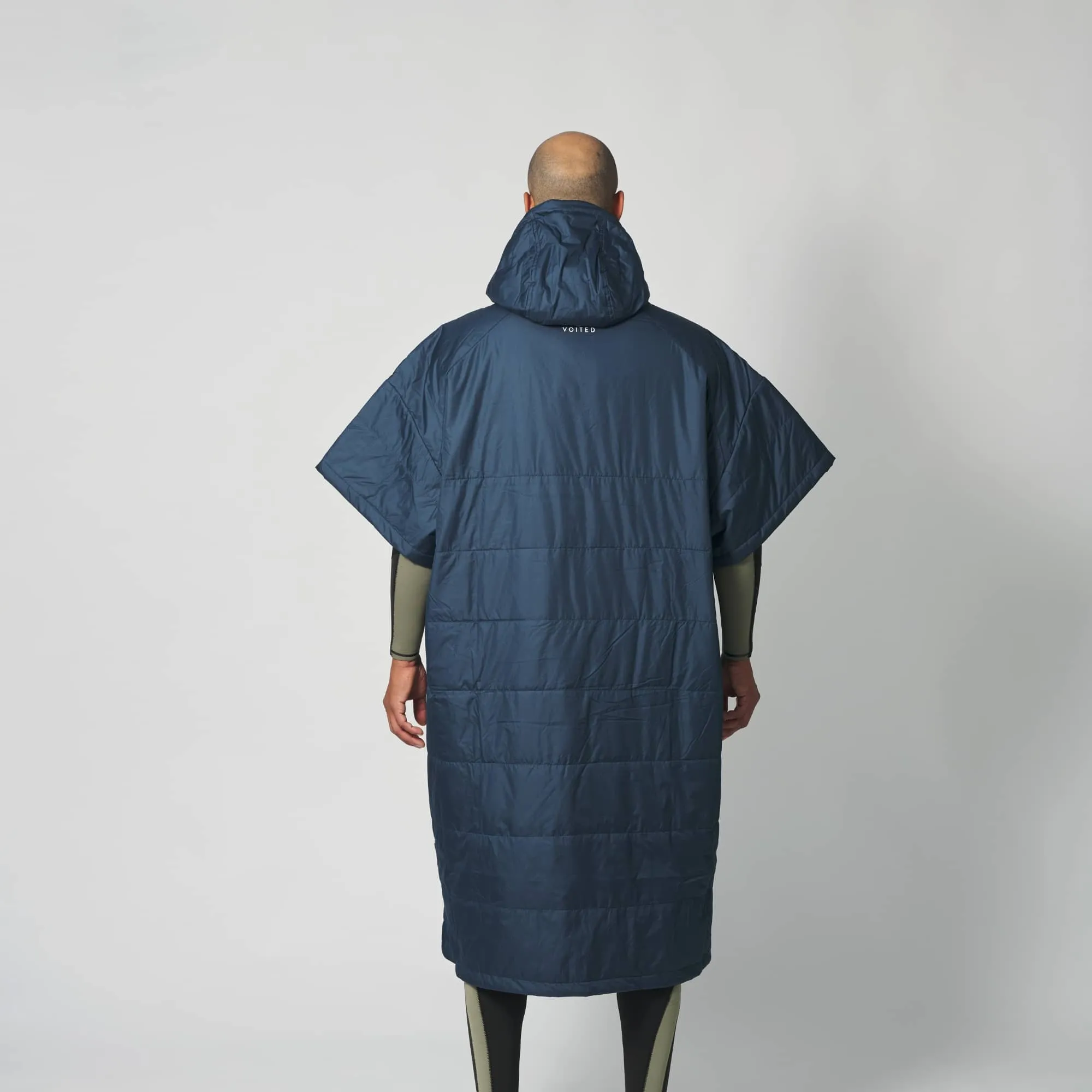 VOITED Original Outdoor Poncho for Surfing, Camping, Vanlife & Wild Swimming - Ocean Navy