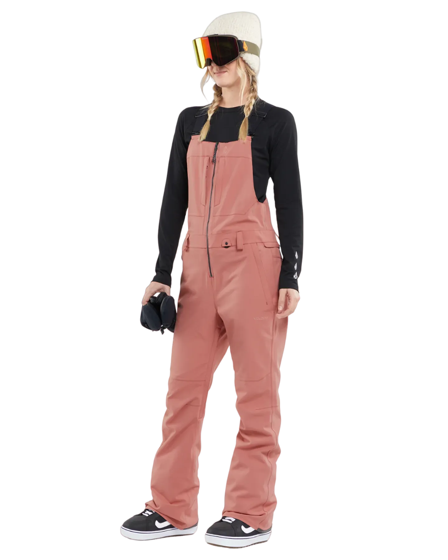 Volcom Swift Bib Overall - Earth Pink