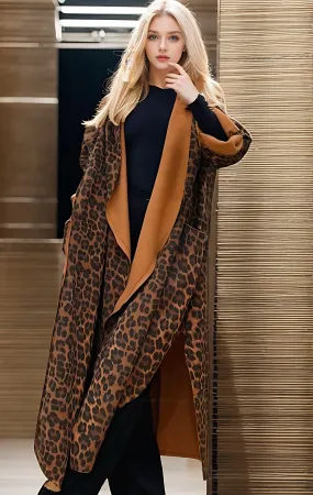 Waterfall Leopard Cardigan