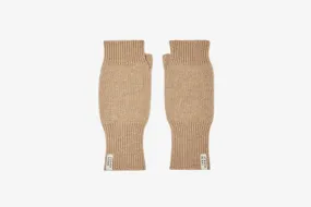 Westray Fingerless Cashmere Gloves - Camel