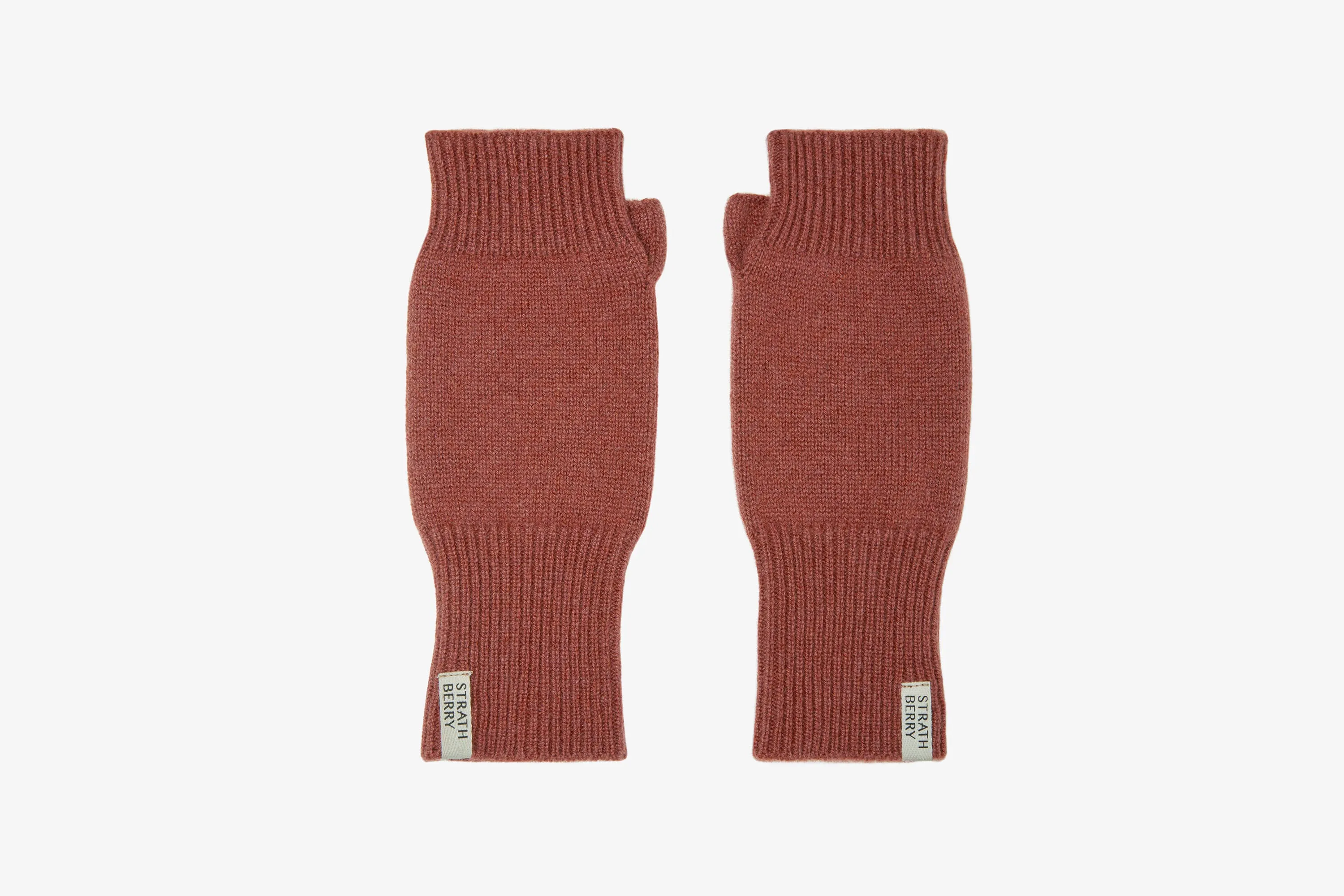 Westray Fingerless Cashmere Gloves - Sienna