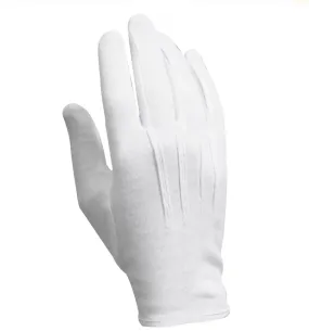 White Cotton Parade Uniform Gloves