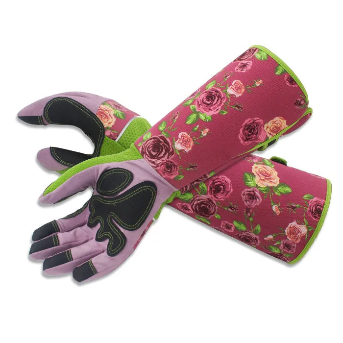 Women's Gardening Gloves Garden Garden Labor Protection Wear-Resistant Anti-Cut Anti-Stab Anti-Tie Trim Gloves