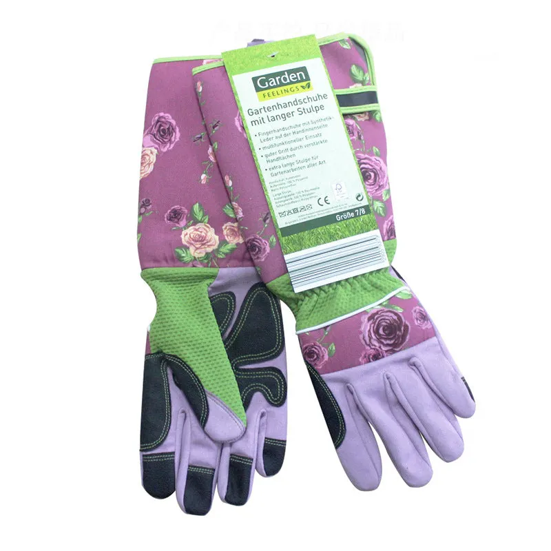 Women's Gardening Gloves Garden Garden Labor Protection Wear-Resistant Anti-Cut Anti-Stab Anti-Tie Trim Gloves