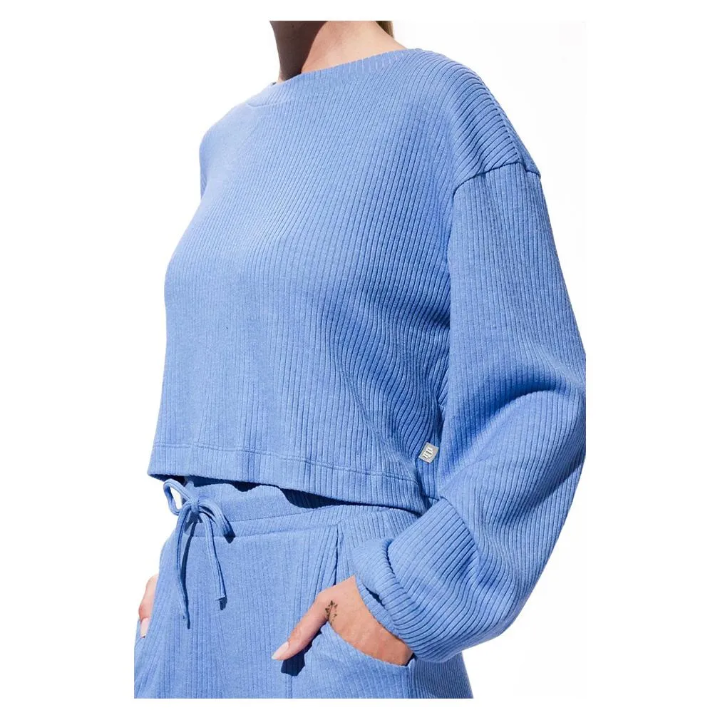 Women's Razzle Dazzle Tennis Pullover Cornflower Blue