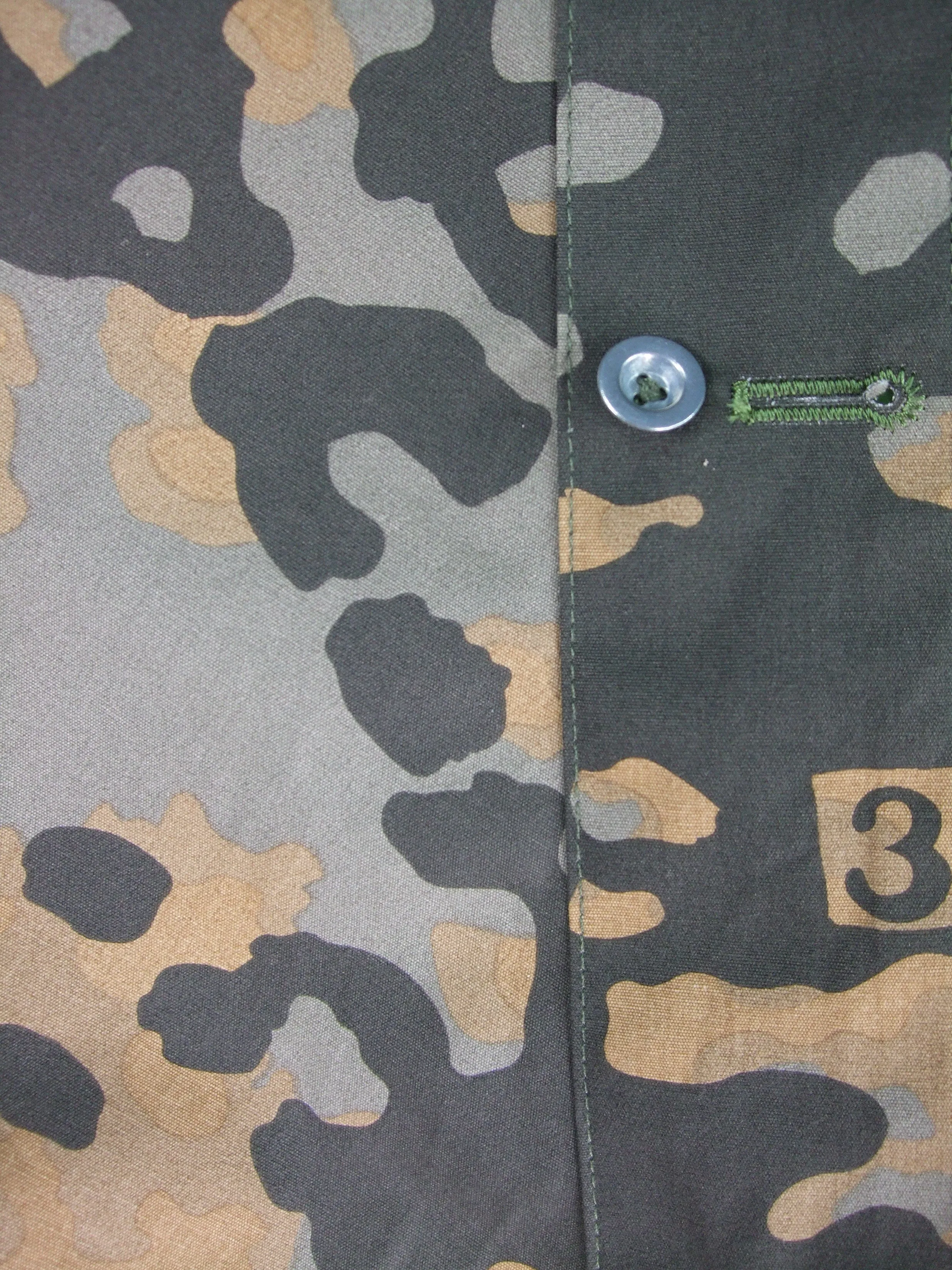 WWII German Plane Tree No.3 Camo Zeltbahn Reversible Quarter & Poncho Tent