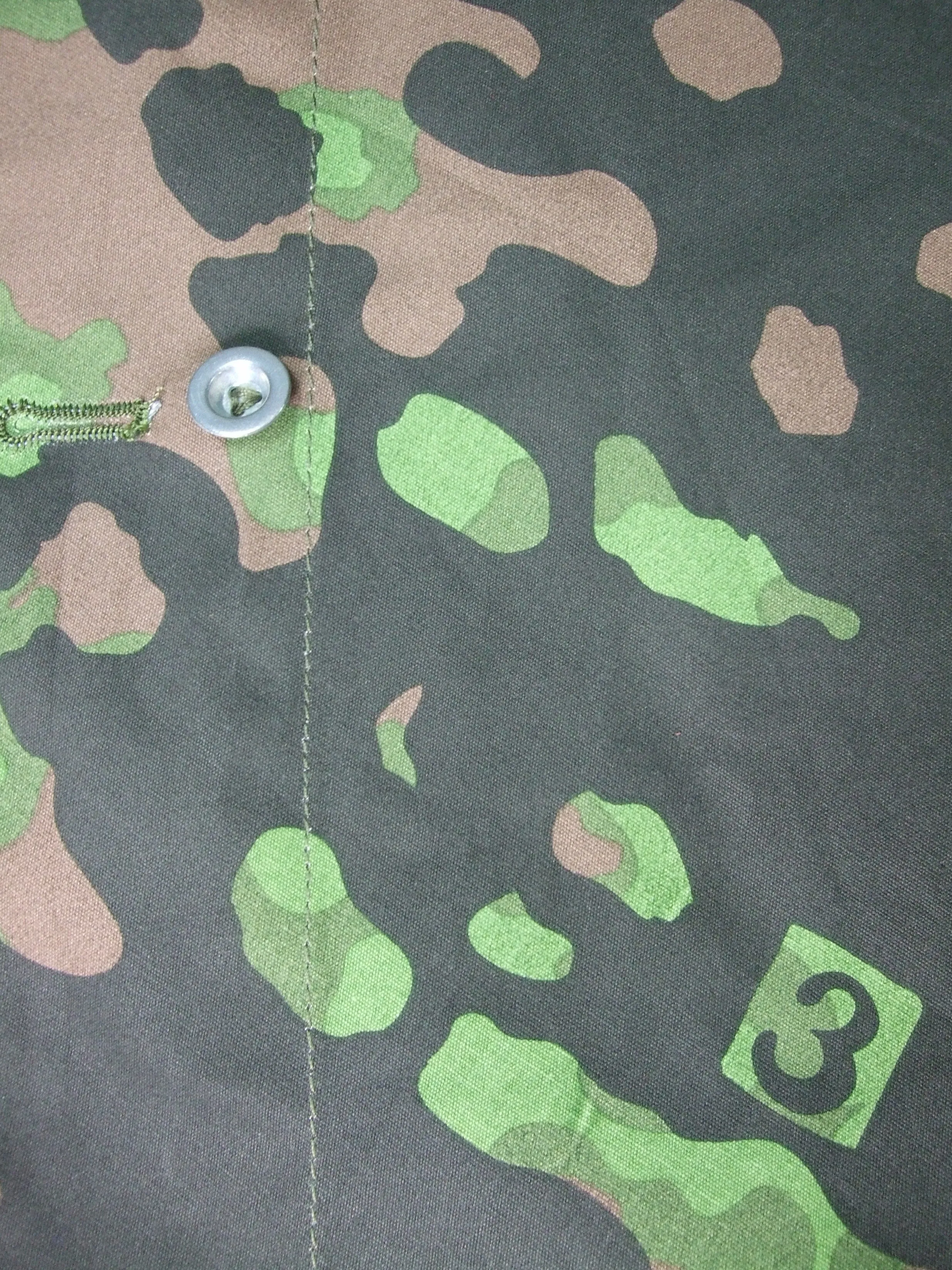 WWII German Plane Tree No.3 Camo Zeltbahn Reversible Quarter & Poncho Tent