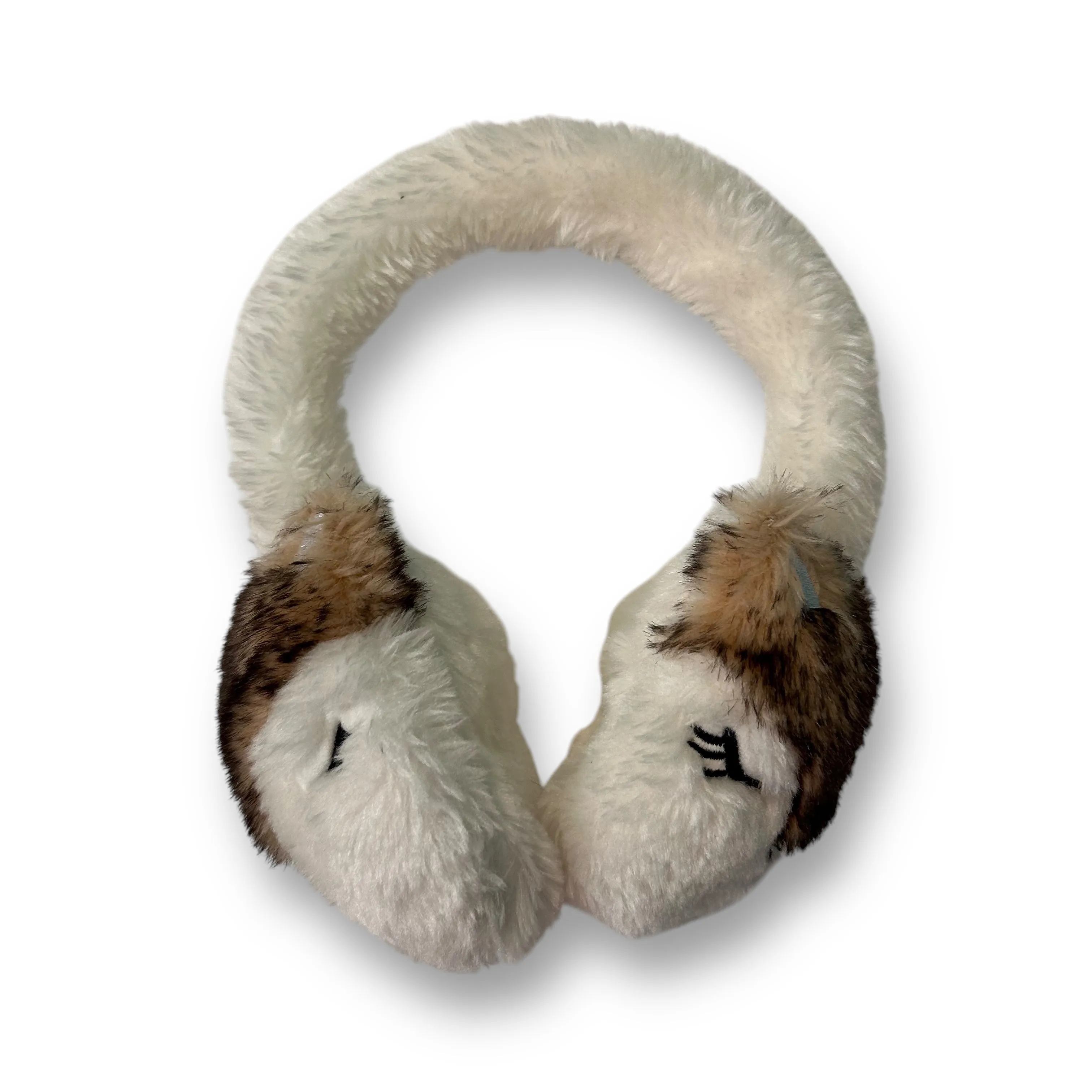 Youth Girl Plush Fox Faux Fur Ear Muffs